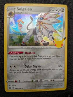 Solgaleo 021/025 Holo Rare Celebrations NM - Image 1