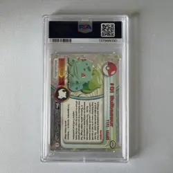 2000 TOPPS CHROME POKEMON T.V. #1 BULBASAUR PSA 9 - Image 2