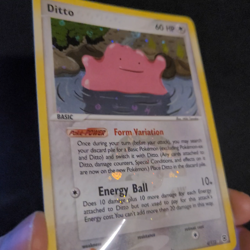 Ditto 4/112 EX FireRed & LeafGreen Reverse Holo Pokemon TCG Card HP - Image 2