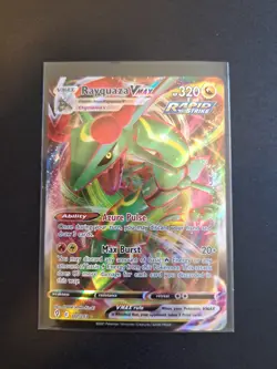 Pokemon Evolving Skies Rayquaza VMAX 111/203 Ultra Rare Holo NM - Image 1