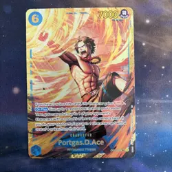 Portgas D. Ace OP13-119 SEC Secret Rare - One Piece Card Game - Image 1