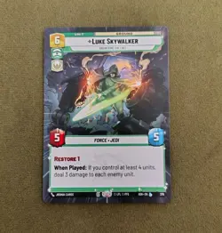 Luke Skywalker - Answering The Call ASH 376 Hyperspace Star Wars Unlimited SWU - Image 1