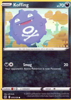 S-P: Sword & Shield Promos #180/S-P Koffing - Image 1