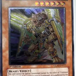 Gladiator Beast Alexander GLAS-EN017 Ultimate Rare 1st Edition Yugioh VLP - Image 3
