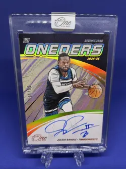 2024-25 Panini One and One FOTL Julius Randle The Oneders On Card Auto GOLD /10 - Image 1