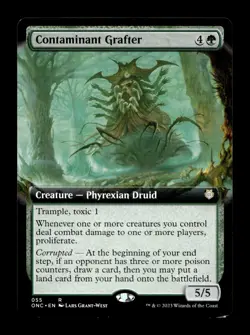 Contaminant Grafter (Extended Art) 55 R Commander: Phyrexia: All Will Be One - Image 1