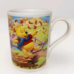 Disney Winnie The Pooh Autumn Leaves Coffee Mug Tea Cup Tams Made In England - Image 1