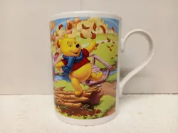 Disney Winnie The Pooh Autumn Leaves Coffee Mug Tea Cup Tams Made In England - Image 2