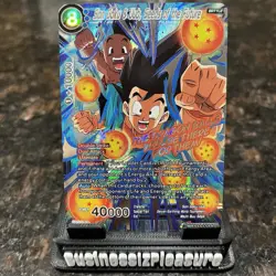 Son Goku & Uub Seeds of the Future Secret Rare Foil Dragon Ball Super Card | NM - Image 1