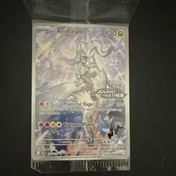 Pokemon TCG N's Reshiram 167/159 Journey Together IR Full Art Holo Stamped Eng - Image 1