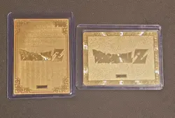 MR Dragon Ball Z MR Set Gold Foil Limited Edition 2-Card Lot 003/200 082/100 - Image 2