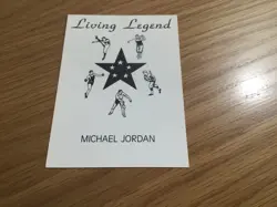 1990 Living Legend Michael Jordan Basketball Card Bulls HOF - Image 2
