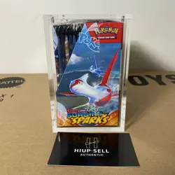 Pokemon Surging Sparks Booster Box 36 Packs - NEW & SEALED with acrylic case - Image 5