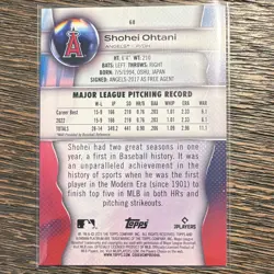 2023 Topps Bowman Platinum #68 Shohei Ohtani Los Angeles Angels Base Set - Image 2