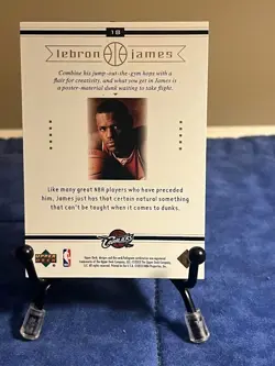 2023 Upper Deck LeBron James RC - A Natural - Box Set Collection #18 Cavaliers - Image 2