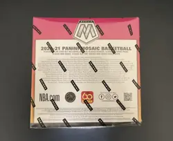 2020-21 Panini Mosaic Mega Box - Factory Sealed - 80 Cards - Basketball - Image 2
