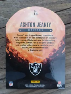 2025 Panini Phoenix - Resurgent Snow Globe Ashton Jeanty #14 (RC) - Image 2