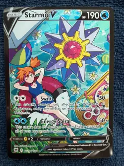 Starmie V TG13/TG30 Misty Pokemon TCG Astral Radiance Trainer Gallery NM - Image 1