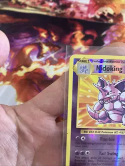Nidoking 45/108 Reverse Holo Rare 2016 XY Evolutions Pokemon LP - Image 2