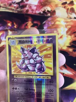 Nidoking 45/108 Reverse Holo Rare 2016 XY Evolutions Pokemon LP - Image 3