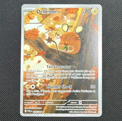 Pokemon TCG Dedenne Illustration Rare Holo 093/088 Scarlet & Violet English - Image 1