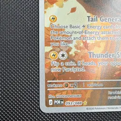 Pokemon TCG Dedenne Illustration Rare Holo 093/088 Scarlet & Violet English - Image 4