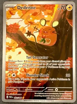 Pokemon TCG Dedenne 093/088 Illustration Rare Holo Eng NM Near Mint - Image 1