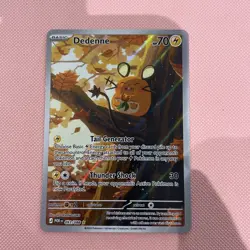 Pokemon TCG Dedenne Perfect Order 093/088 Illustration Rare Holo Immaculate - Image 1