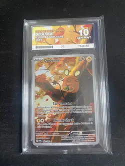 ACE 10 - Dedenne - 093/088 - Perfect Order - Pokemon TCG - Perfect Subgrades - Image 1