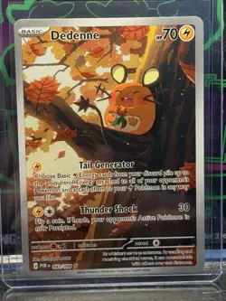Nintendo Pokemon TCG Dedenne 093/088 Surging Sparks Illus Rare Holo ENG - Image 1