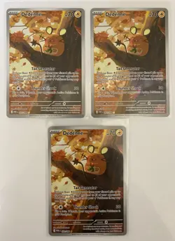 Pokemon TCG Dedenne 093/088 Perfect Order Lot of 3 - Image 1