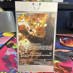 Pokemon TCG Dedenne 093/088 Full Art Rare Holo English Evolutions 2016 - Image 1