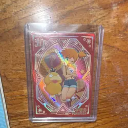 MISTY PSYDUCK Holo Pocket Eif Pokemon Chinese Baby Claw Machine Card - Image 2
