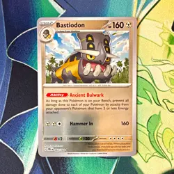 Pokemon TCG Bastiodon 062/084 pitch black reverse holo English - Image 1