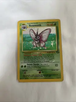 Pokemon Jungle Venomoth Holo Card 13/64 Unlimited - Image 1