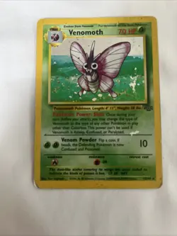 Pokemon Jungle Venomoth Holo Card 13/64 Unlimited - Image 5