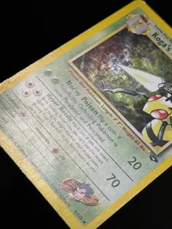 Koga's Beedrill 9/132 WOTC Gym Challenge Unlimited Holo Pokemon Card LP - Image 5