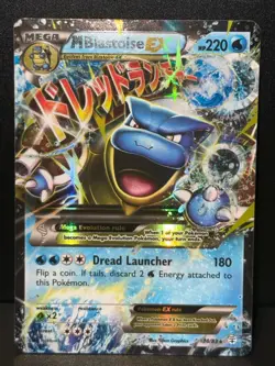Mega M Blastoise EX 18/83 XY Generations Holo Rare Pokemon Card - Image 2