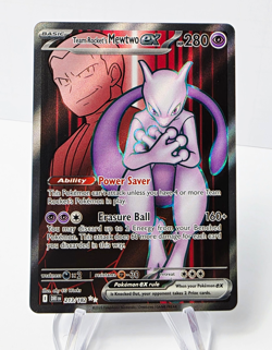The Pokemon Company Team Rocket's Mewtwo ex Sv10 Full Art Holo UR EN 213/182 - Image 1
