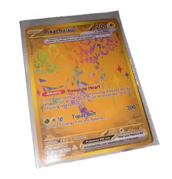 Pokemon TCG Pikachu ex 179/131 Prismatic Evolutions Hyper Rare Holo Full Art - Image 1