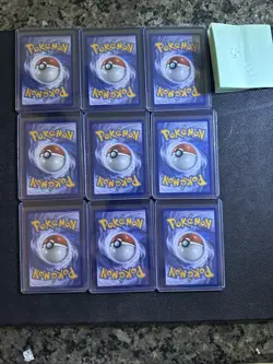 Pokemon SERIES 3 First Partner Illustration collection Set 9 Cards TCG in hand! - Image 2