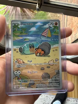 Dwebble 129/086 Holo Illustration Rare Black Bolt Pokemon Near Mint see desc - Image 1