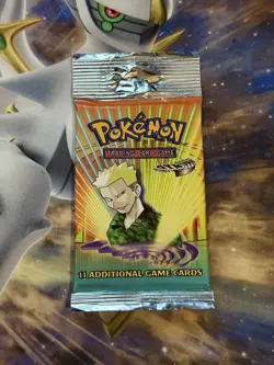 WOTC Pokemon Gym Heroes Booster Pack Sealed Potentially Heavy 20.98g - Image 3