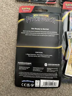 Pokemon TCG: Pitch Black Premium Checklane Booster Blister Packs Gengar Promo - Image 2