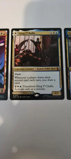 Wizards of the Coast MTG 3-Card Lot King T'Challa Black Panther, 2026 - Image 2