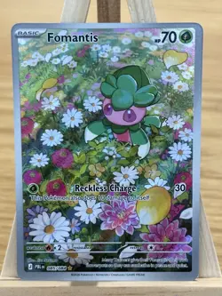 Fomantis 085/084 - IR - Pitch Black - Pokemon TCG - NM - Image 1