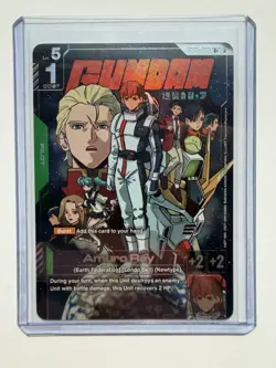 GD05-085 Amuro Ray R+ Mint Gundam TCG Freedom Ascension (English) - Image 1