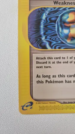 Weakness Guard 141/147 - Aquapolis (2003) - Charmander Art - Near Mint - Image 4