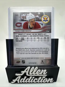 2025-26 Upper Deck Extended Series - Ivan Demidov 1st Round Draft (RC) #743 - Image 2