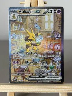 Alakazam EX 201/165 SIR Scarlet and Violet 151 NM/M English Pokemon TCG - Image 1